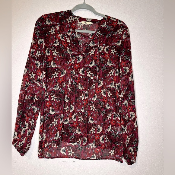 Hollister Chiffon Blouse - Picture 1 of 3